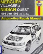 book Haynes Mercury Villager & Nissan Quest Automotive Repair Manual