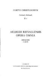 book Opera omnia: Sermones I - XLVI: Collectio Claraevallensis prima et secunda