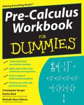 book Pre-Calculus Workbook For Dummies