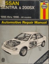 book Haynes Nissan Sentra & 200SX Automotive Repair Manual