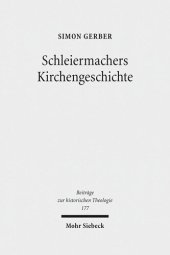 book Schleiermachers Kirchengeschichte