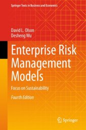 book Enterprise Risk Management Models: Focus on Sustainability (Springer Texts in Business and Economics)