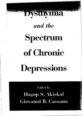 book Dysthymia and the Spectrum of Chronic Depressions