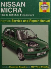 book Haynes Nissan Micra (93-99) Service and Repair Manual