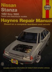 book Haynes Nissan Stanza Automotive Repair Manual