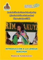 book Introducción a la lengua quechua. Módulo de autoformación