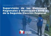 book Supervisión de las Elecciones Regionales y Municipales 2022 y de la Segunda Elección Regional