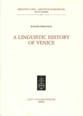 book A linguistic history of Venice