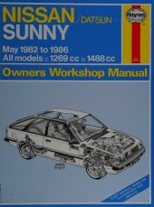 book Haynes Nissan/Datsun Sunny 1982 to 1986 Owners Workshop Manual