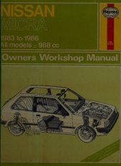 book Haynes Nissan Micra 1983 to 1986 Owners Workshop Manual