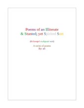 book Poems of An illiterate & Stunted Yet Spirited Sort