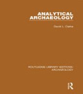 book Analytical Archaeology