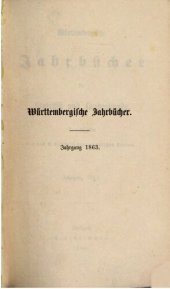 book Württembergische Jahrbücher für Statistik und Landeskunde