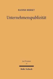 book Unternehmenspublizität: Die Offenlegung von Unternehmensdaten als Korrelat der Marktteilnahme