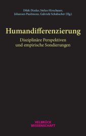 book Humandifferenzierung: Disziplinäre Perspektiven und empirische Sondierungen