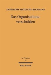 book Das Organisationsverschulden