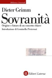 book Sovranità. Origine e futuro di un concetto chiave