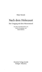 book Nach dem Holocaust. Der Umgang mit dem Massenmord