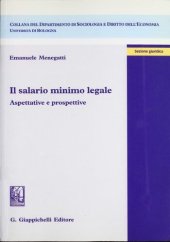 book Il salario minimo legale. Aspettative e prospettive