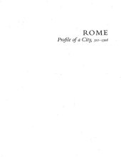 book Rome: The Profile of a City, 312-1308