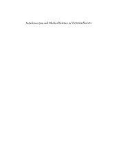 book Antivivisection and Medical Science in Victorian Society