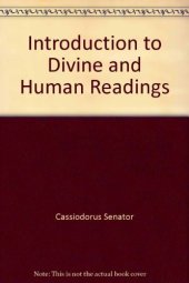 book Introduction to Divine and Human Readings