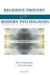 book Religious Thought and the Modern Psychologies