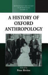 book A history of Oxford anthropology