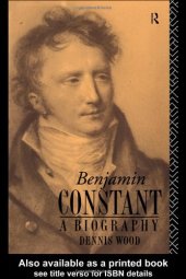 book Benjamin Constant: A Biography