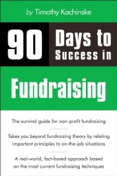 book 90 Days to Success in Fundraising