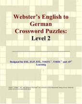 book Webster's English to German Crossword Puzzles: Level 2