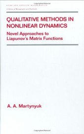 book Qualitative Methods in Nonlinear Dynamics (Pure and Applied Mathematics)