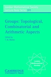 book Groups: Topological, Combinatorial and Arithmetic Aspects