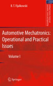 book Automotive Mechatronics: Operational and Practical Issues: Volume I