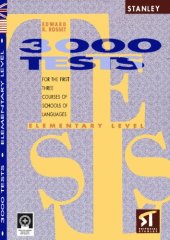 book 3000 tests for the three courses of schools of languages, elementary level, 2nd Edition