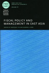 book Fiscal Policy and Management in East Asia (National Bureau of Economic Research-East Asia Seminar on Economics)