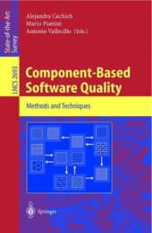 book Component-Based Software Quality: Methods and Techniques