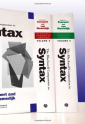 book The Blackwell Companion to Syntax  5 Volume Set