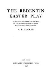 book The Redentin Easter play