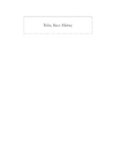 book Tribe, race, history: Native Americans in southern New England, 1780-1880