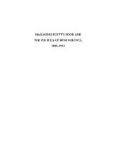 book Managing Egypt's Poor and the Politics of Benevolence, 1800-1952