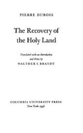 book The recovery of the Holy Land