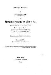 book Bibliotheca Americana: a dictionary of books relating to America, from its discovery to the present time, Vol. 25