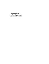 book Languages of Labor and Gender: Female Factory Work in Germany, 1850-1914