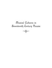 book Musical cultures in seventeenth-century Russia