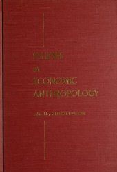 book Studies in Economic Anthropology