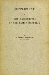 book The magistrates of the Roman Republic, Vol. 3