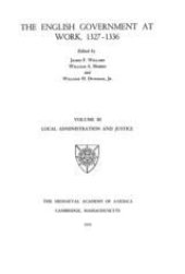 book The English government at work, 1327-1336, Vol. 3