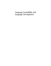 book Language Learnability: Second Edition