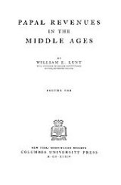 book Papal revenues in the Middle Ages, Vol. 1